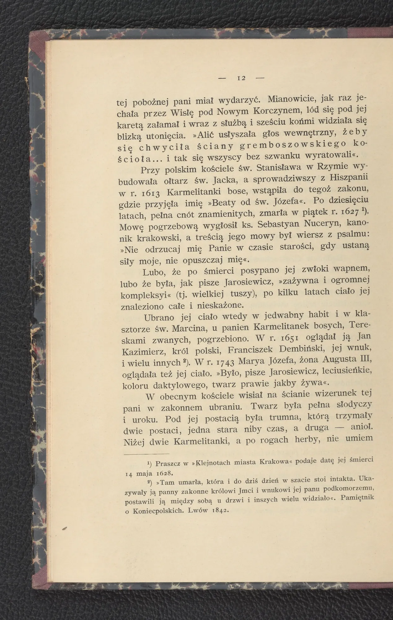 Konstancja Burzyńska — cud przy przejściu przez Wisłę (s. 12)