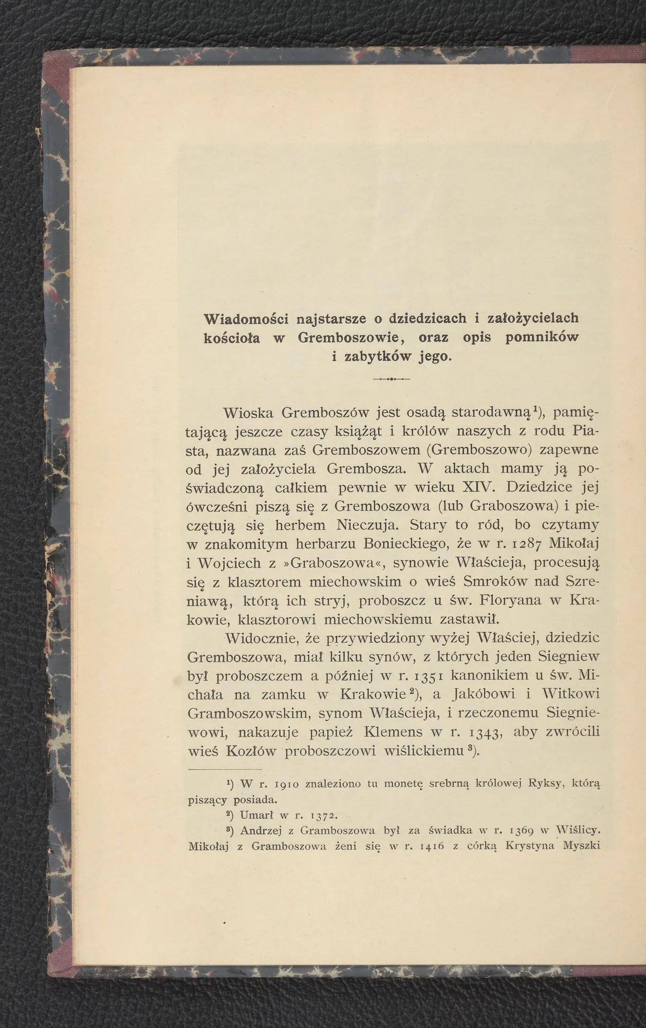 Bojko o rodzie Nieczui i wzmiance z 1287 roku