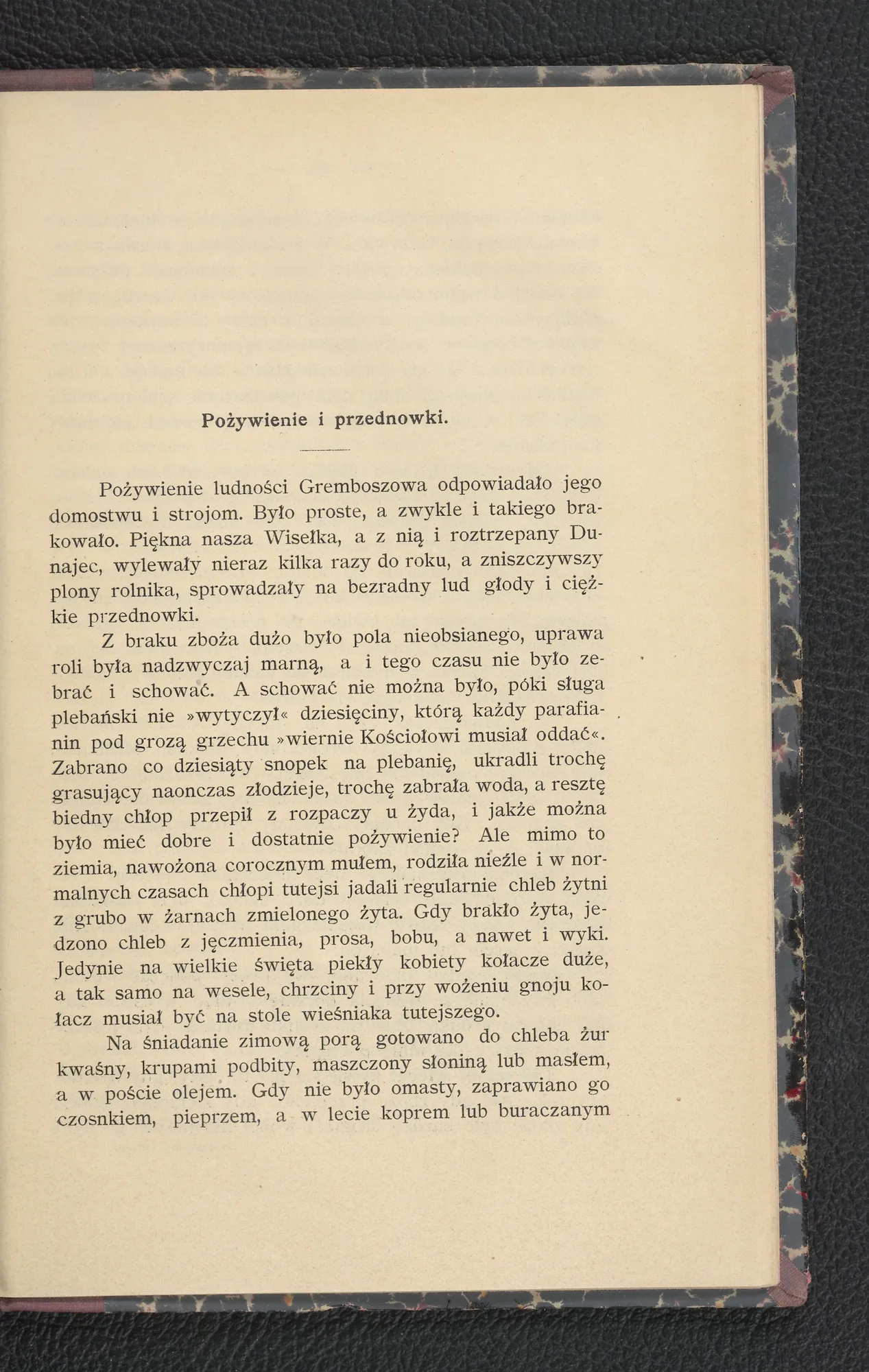Bojko (1911) — rozdział o pożywieniu i chlebie w Gremboszowie