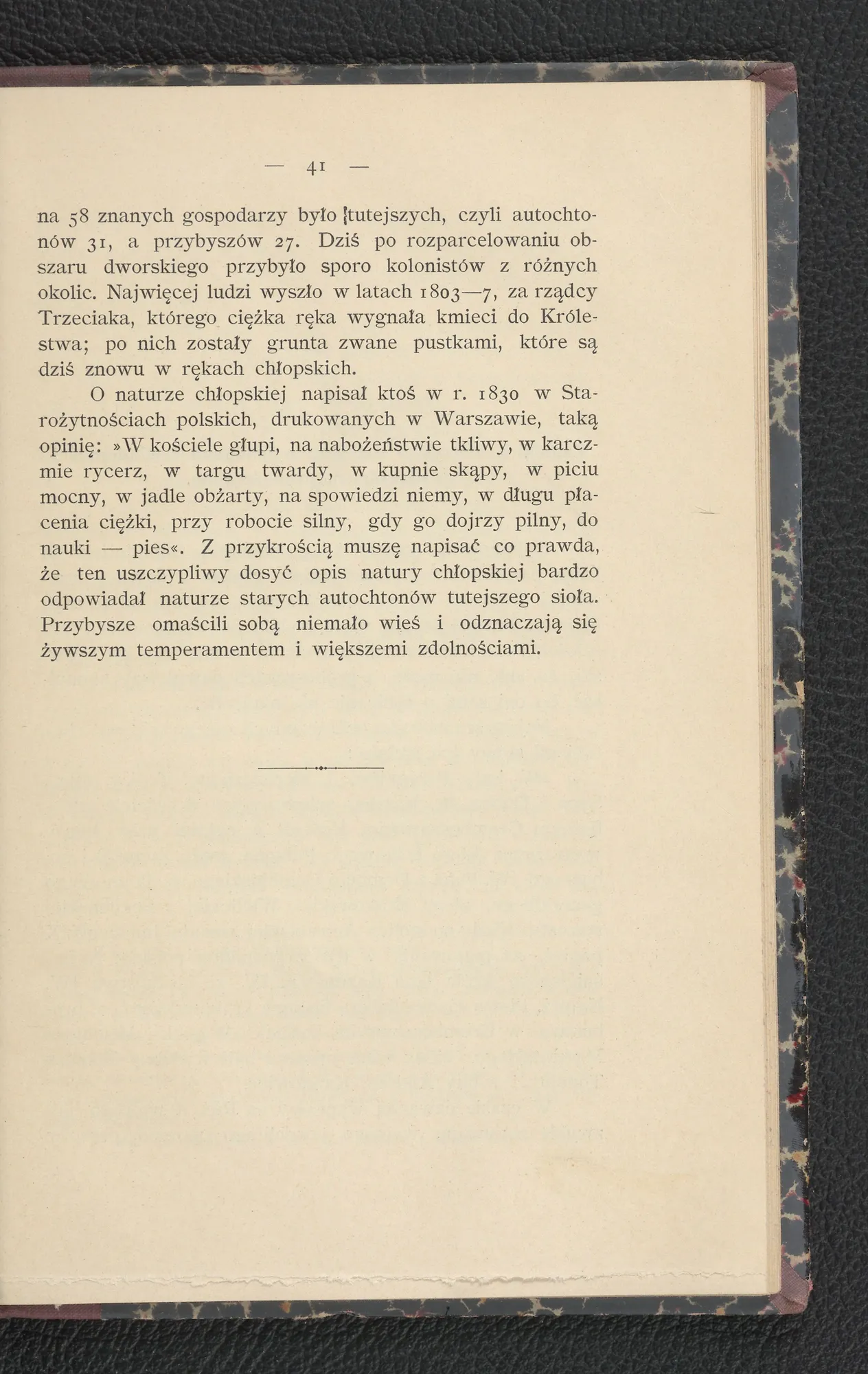 Statystyka gospodarzy — autochtoni i przybysze (s. 41)