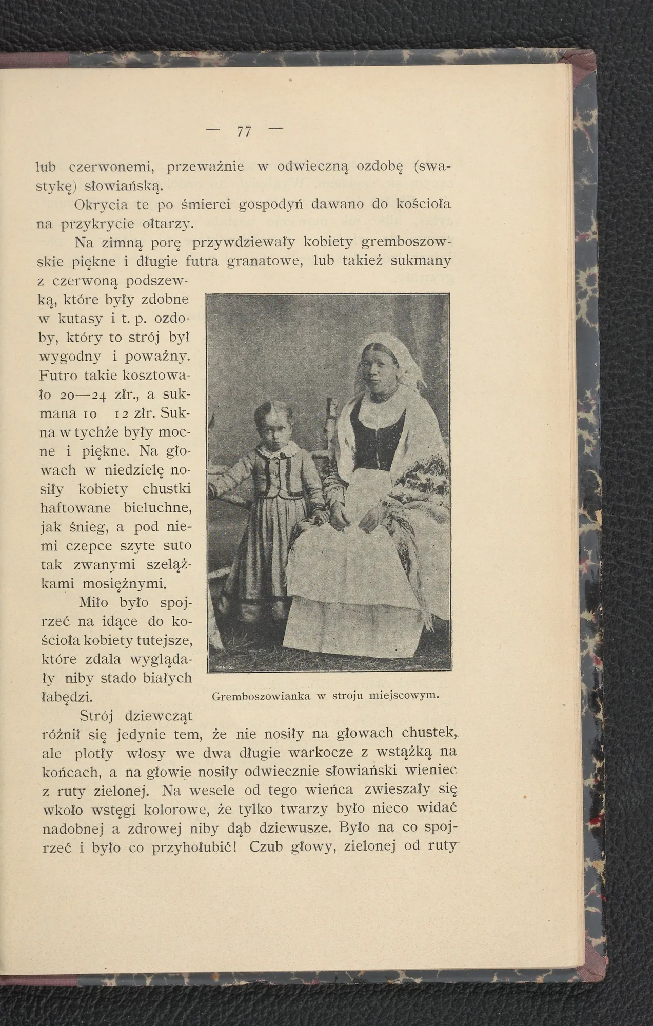 Strój — chusty haftowane, futra i sukmany (s. 77)