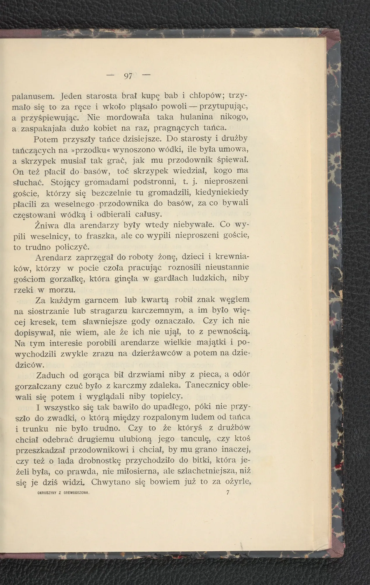 Tańce weselne w karczmie — skrzypek, wódka i arendarz (s. 97)