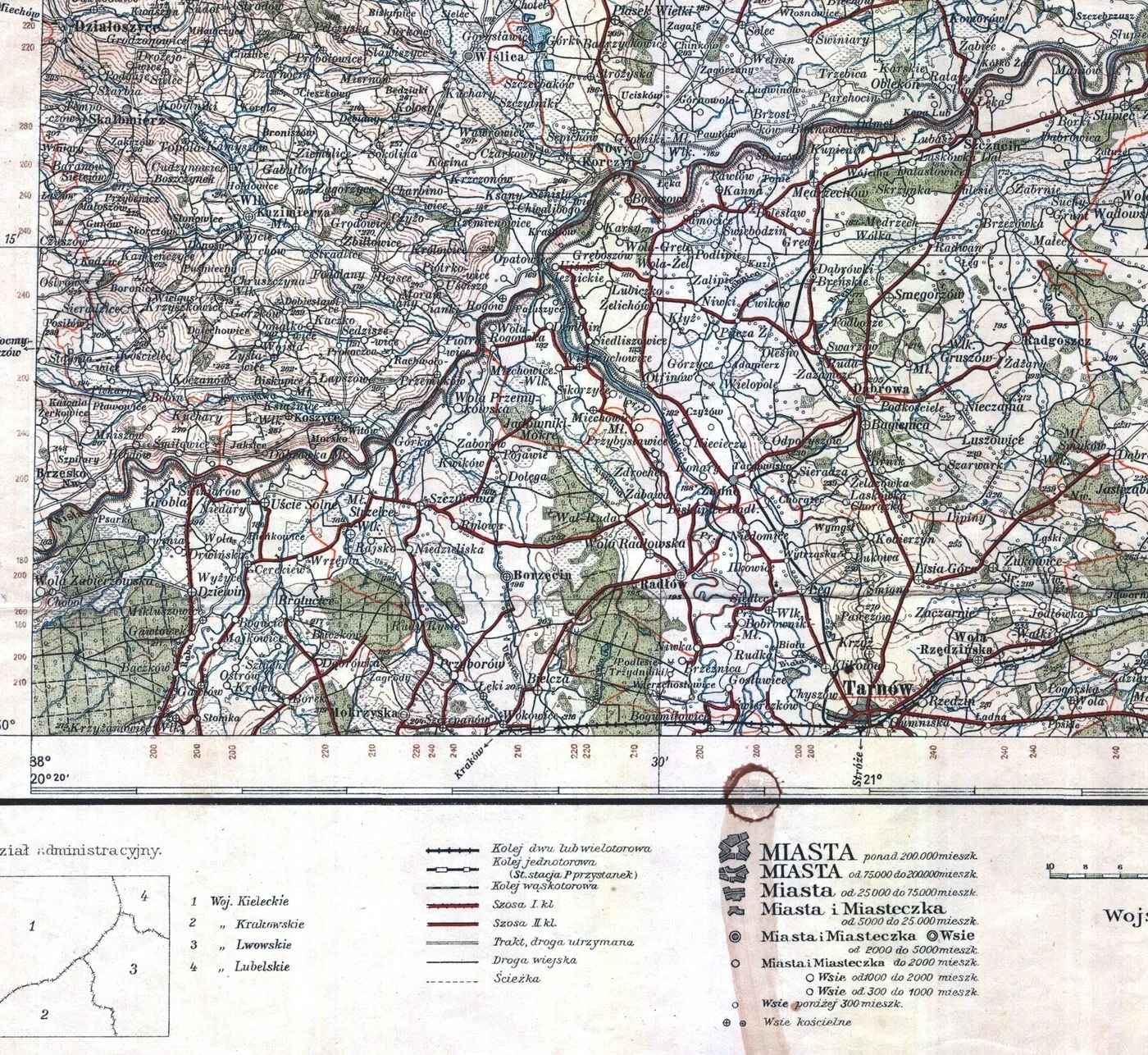 Mapa gminy Gręboszów — lokalizacja Zalipia (ilustracja orientacyjna)